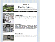 Tablet Screenshot of kandiscottage.com